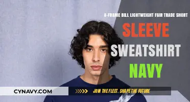 Lightweight Navy A-Frame Bill Fair Trade Short Sleeve Sweatshirt