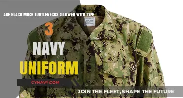 Black Mock Turtlenecks: Navy Uniform Type 3 Compliance Explained