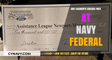 Exploring Navy Federal's Cashier's Check Policy: Are They Free?