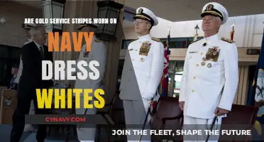 Navy Dress Whites: Gold Service Stripes Etiquette Explained