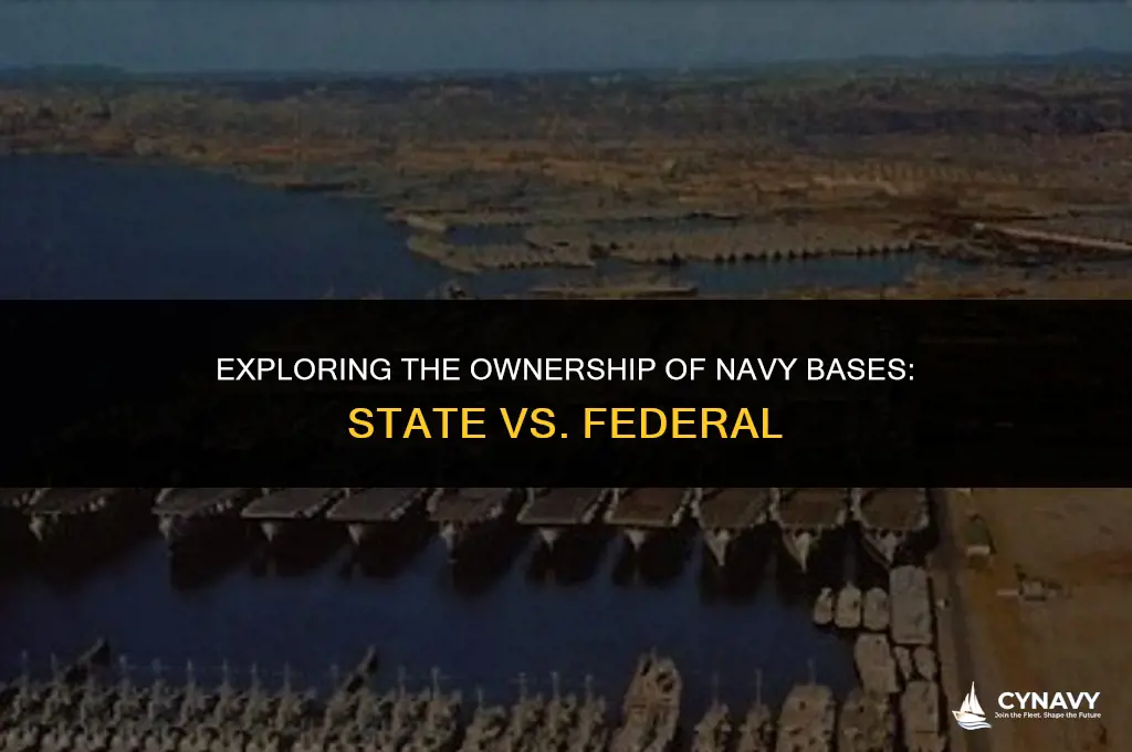 are navy bases state owned or federal owned