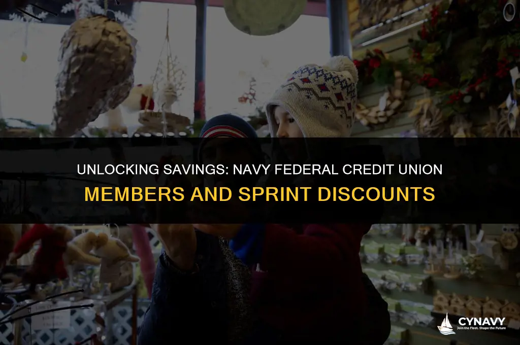 are navy federal credit union members eligible for sprint discounts