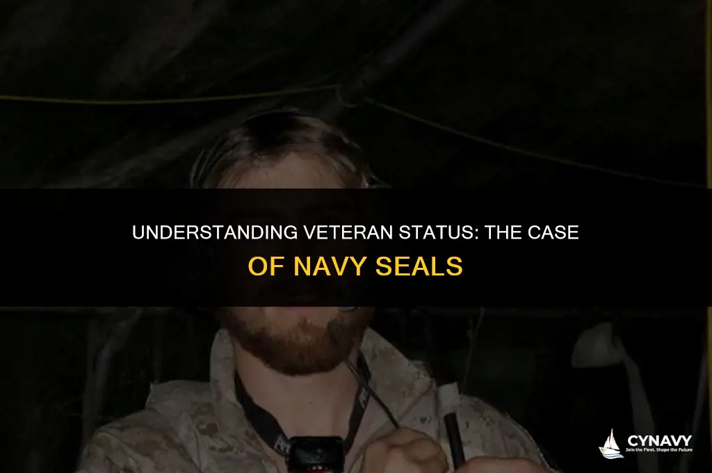 are navy seals considered veterans