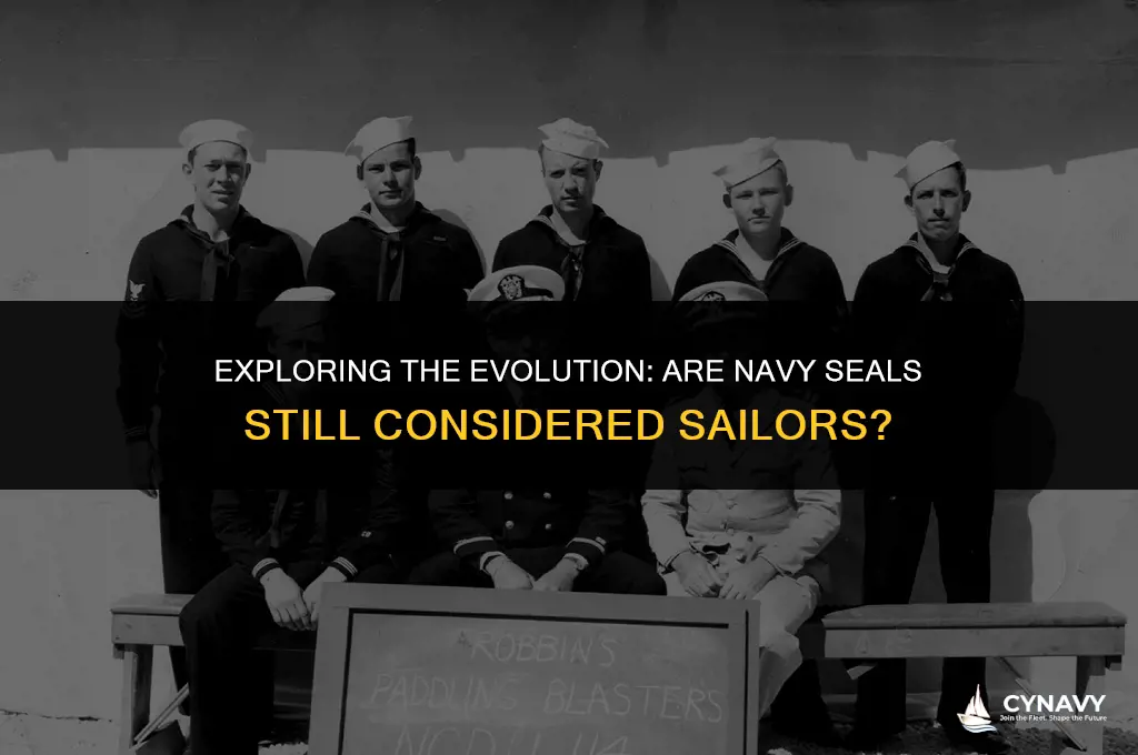 are navy seals still called sailors