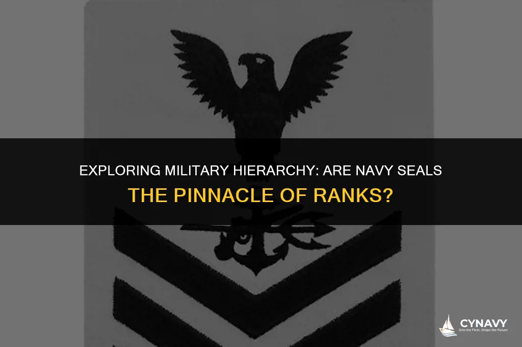 are navy seals the highest rank