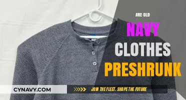 Do Old Navy Clothes Come Preshrunk? A Comprehensive Guide