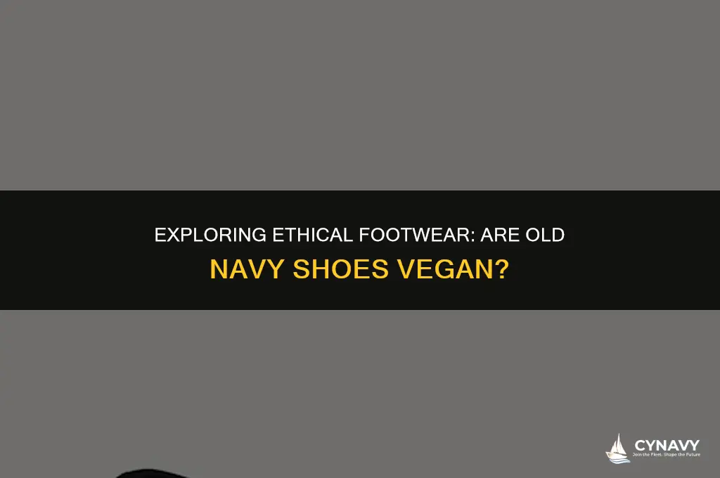 are old navy shoes vegan
