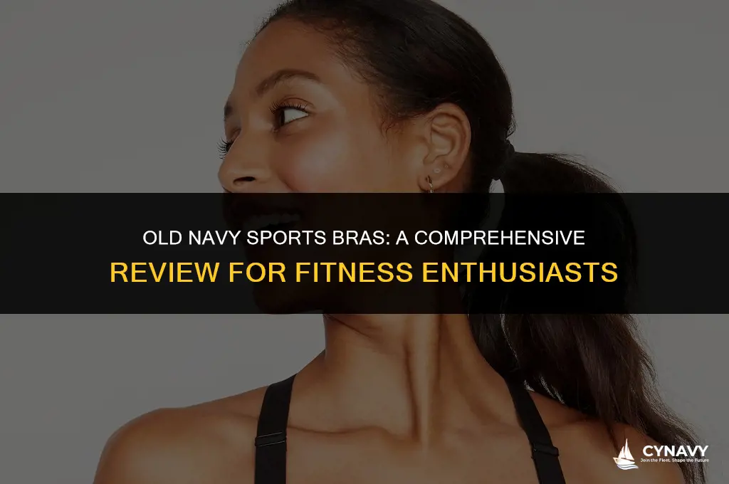 are old navy sports bras good