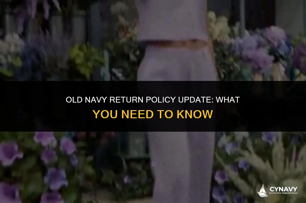 are old navy stores accepting returns