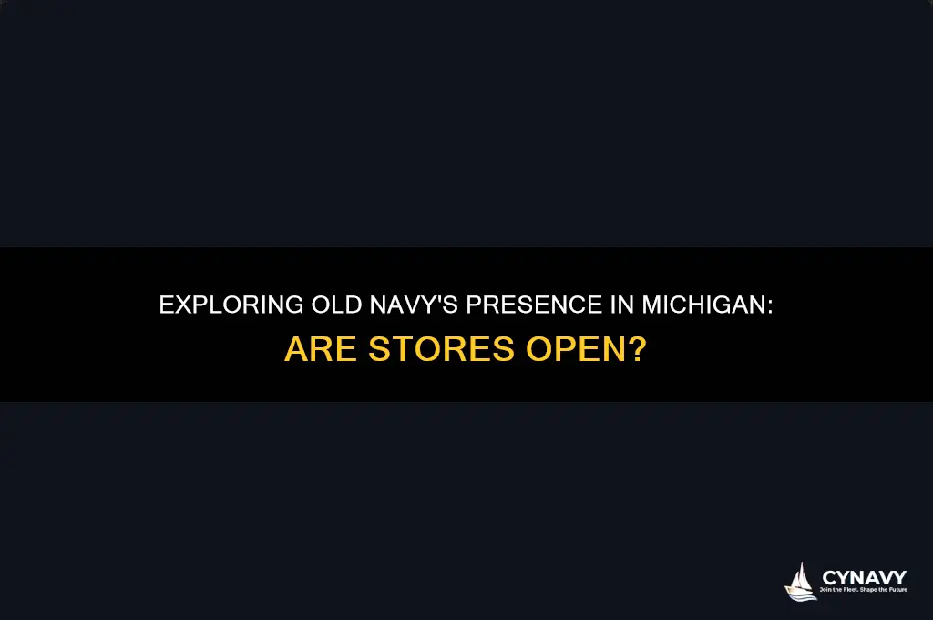 are old navy stores open in michigan