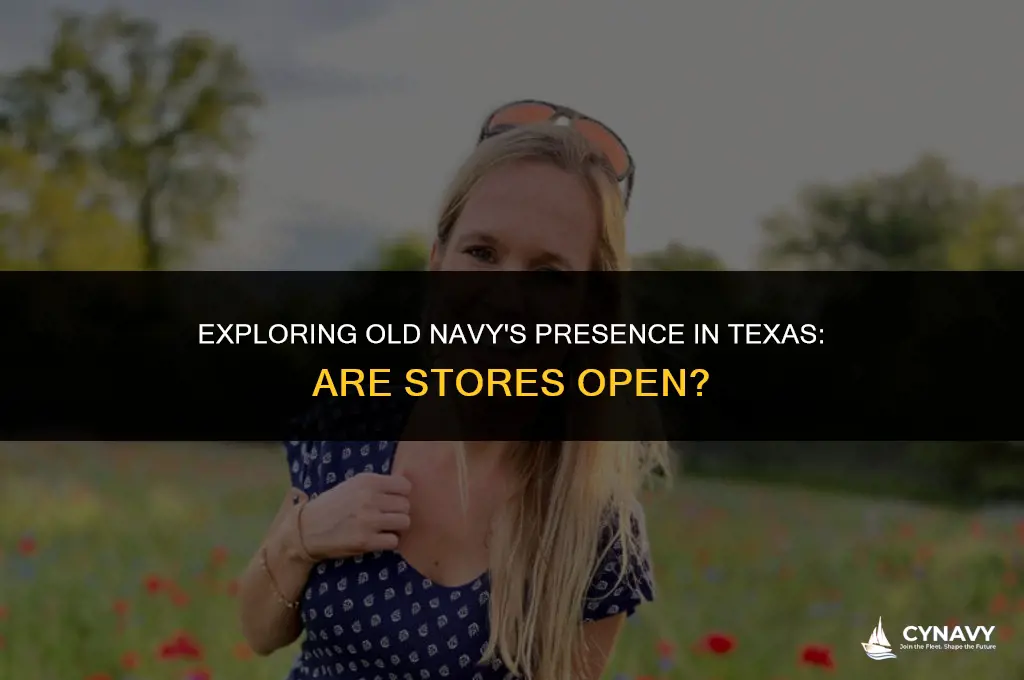 are old navy stores open in texas