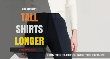 Exploring Old Navy Tall Shirts: Are They Really Longer?