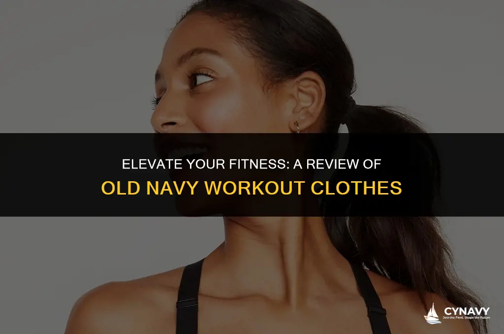 are old navy workout clothes good
