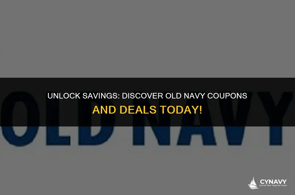 are there any coupons for old navy