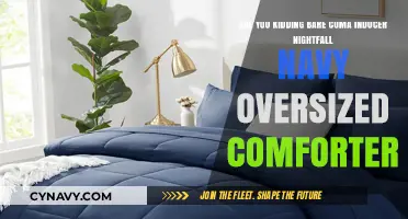 Cozy Nights Ahead: Navy Oversized Comforter for Ultimate Comfort
