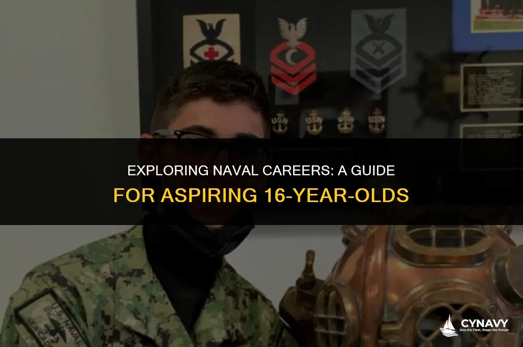 can a 16 yr old join the navy