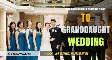 Elegance Across Generations: Navy Blue at a Granddaughter's Wedding