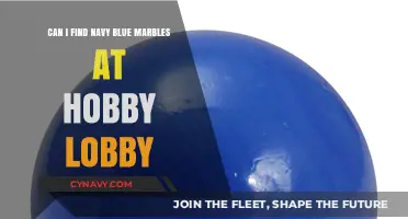 Discovering Navy Blue Marbles at Hobby Lobby: A Crafter's Guide