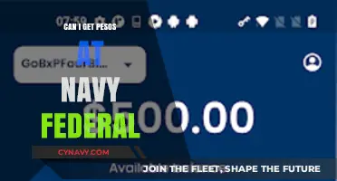 Can You Exchange or Withdraw Pesos at Navy Federal Credit Union?