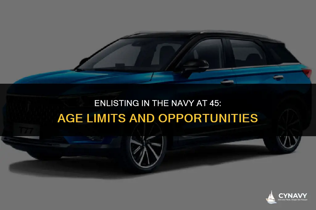 can i join the navy at 45 years old