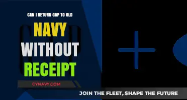Can I Return Gap Items to Old Navy Without a Receipt?