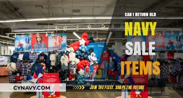 Old Navy Returns: Can You Return Sale Items?