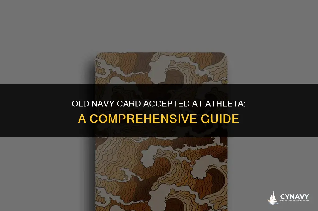 can i use my old navy card at athleta