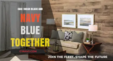 Mixing Dark Hues: A Guide to Washing Black and Navy Blue Together