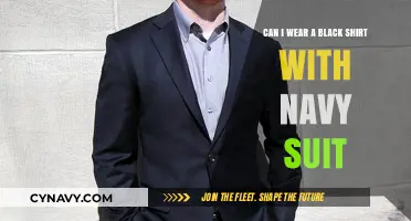 Elevate Your Style: Pairing Black Shirts with Navy Suits