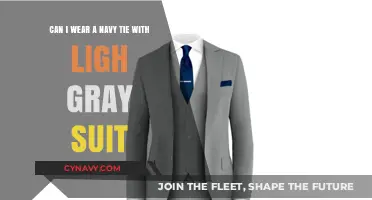 Elevate Your Style: Navy Tie and Light Gray Suit Pairing Guide