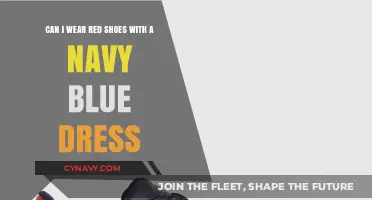 Elevate Your Style: Pairing Red Shoes with a Navy Blue Dress