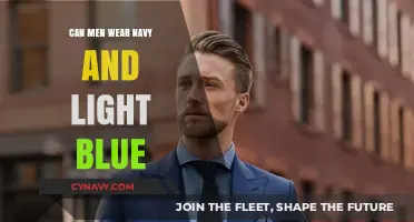 Blending Hues: The Art of Pairing Navy and Light Blue for Men