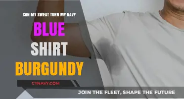 Sweat Stains: Can Your Navy Blue Shirt Turn Burgundy?