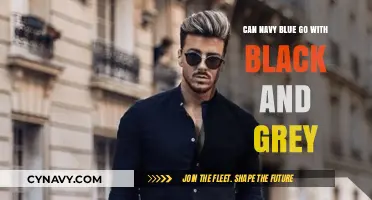 Elevate Your Style: Navy Blue, Black, and Grey Color Harmony