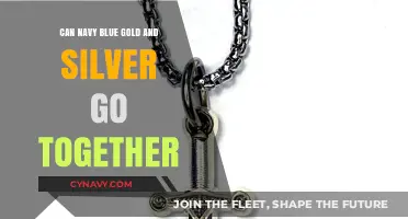 Harmonious Hues: Navy Blue, Gold, and Silver in Perfect Symphony