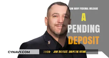 Understanding Navy Federal's Pending Deposit Release Process