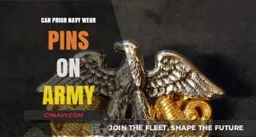 Can Prior Navy Personnel Wear Pins on Army Uniforms?