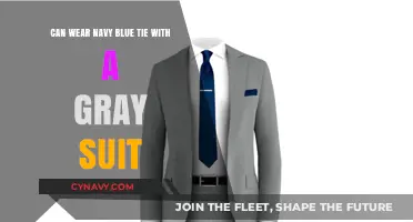 Elevate Your Style: Pairing a Navy Blue Tie with a Gray Suit