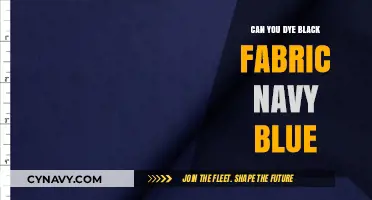Transforming Black Fabric to Navy Blue: A Comprehensive Guide