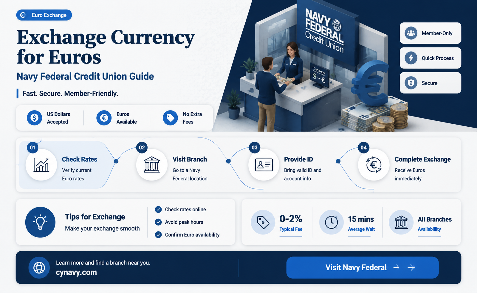 can i get euros at navy federal credit union