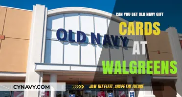 Where to Buy Old Navy Gift Cards: Walgreens Availability Explained