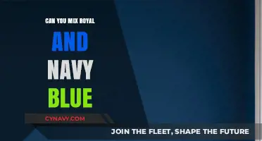 Blending Regality: The Art of Mixing Royal and Navy Blue