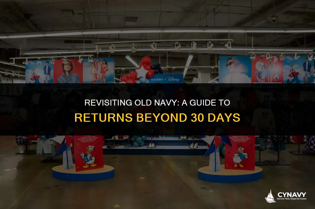 can you return to old navy past 30 days