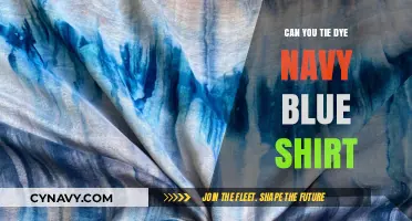 Revamping Classics: The Art of Tie-Dye on Navy Blue Shirts