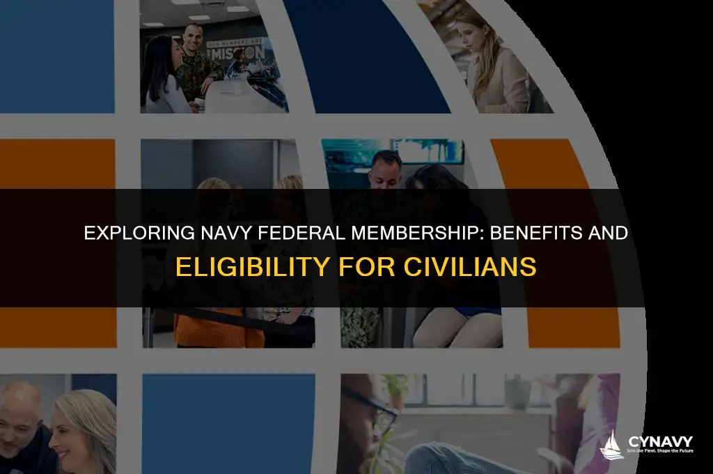 can you use navy federal as a civilian