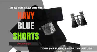 Elevate Your Style: Pairing Black Shirts with Navy Blue Shorts