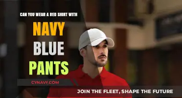 Red Shirt, Navy Blue Pants: A Classic Combo or Fashion Faux Pas?