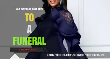 Appropriate Attire for Mourners: Navy Blue at Funerals?