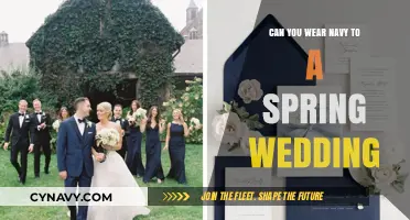 Spring Wedding Attire: Is Navy a Suitable Choice?