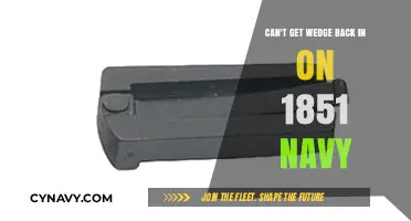 Troubleshooting the 1851 Navy Revolver: Reinserting the Wedge